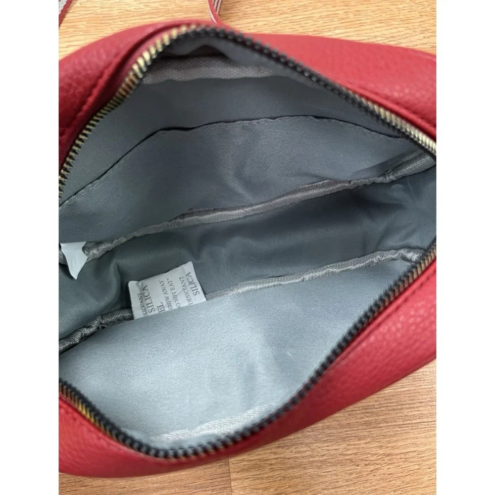 US Polo Assn. Crossbody Purse Bag Dark Red, Thick Adjustable Strap NEW